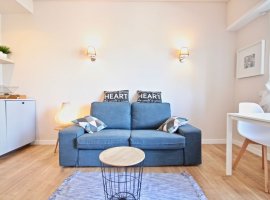 Living room and kitchen